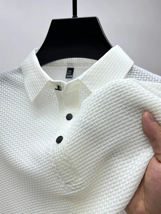 Business Polohemd Herren – Smart Casual, Knitterfrei & Atmungsaktiv für Frühling & Sommer