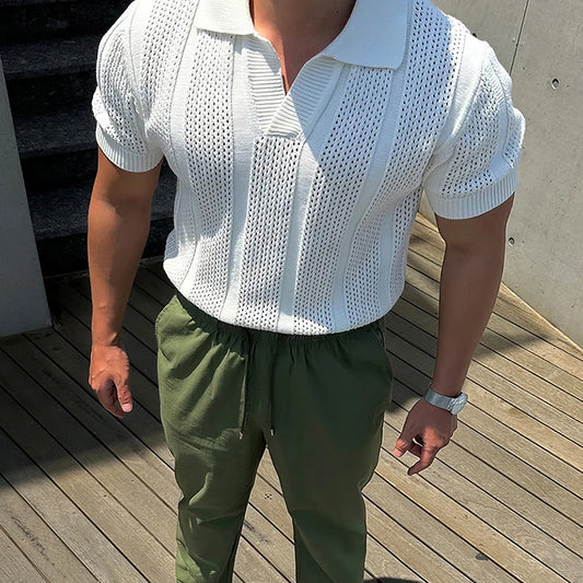 Slim Fit Polo Shirt - Old Money Young Men