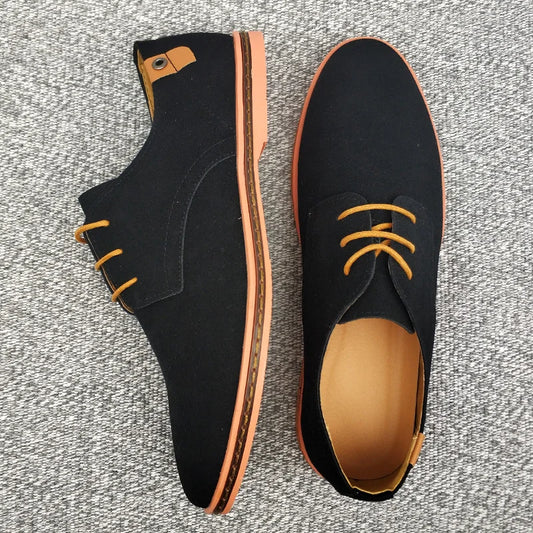 Elegante Herren-Oxford-Schuhe aus Wildleder – Atmungsaktiv & Bequem